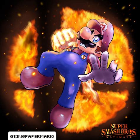 Super Smash Bros Ultimate Mario By Officialbigred On Deviantart