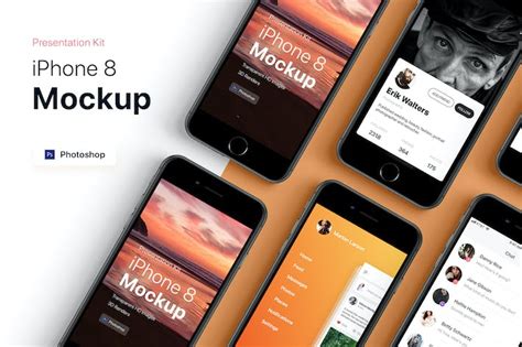Presentation Kit Iphone Showcase Mockup By Hoangpts On Envato Elements