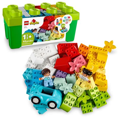 Lego Duplo Classic Brick Box Building Set With Storage 10913 Toy Car