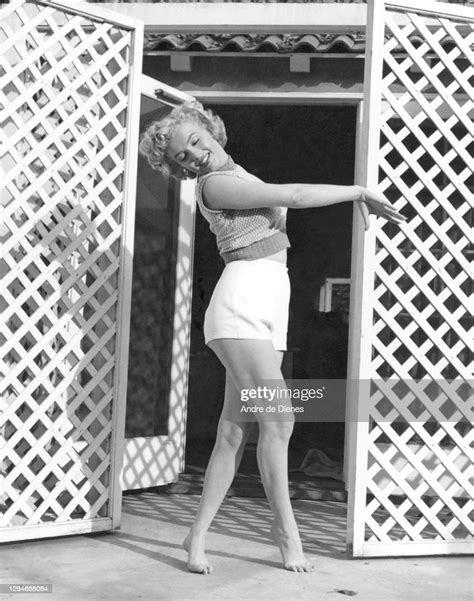 american actress and model marilyn monroe as she poses outdoors at news photo getty images