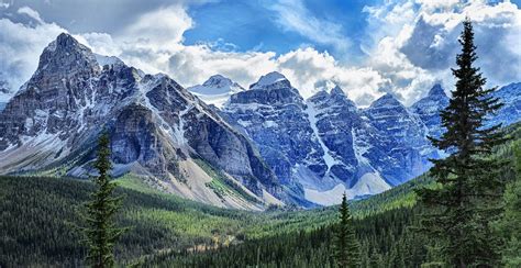 Canadian Rockies Banff National Park Mountains Nature Natural Landmarks