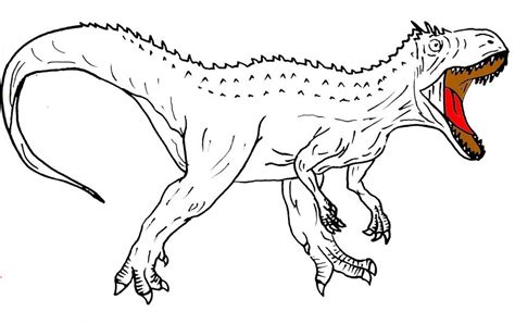 Indominus Rex Coloring Pages Learny Kids