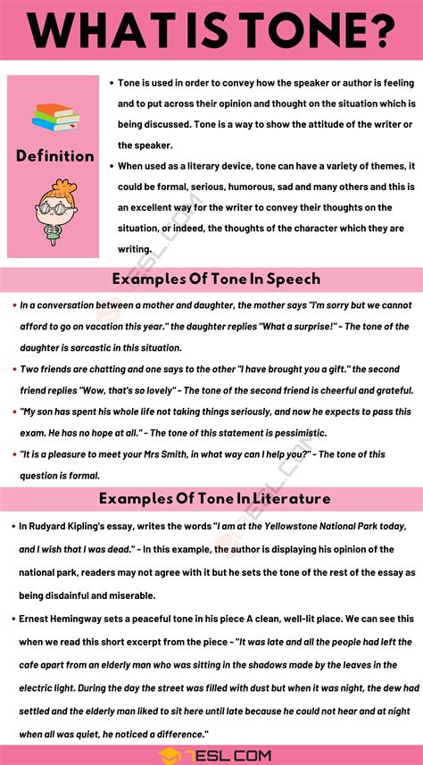 Tone Definition And Useful Examples Of Tone In Speech And Literature