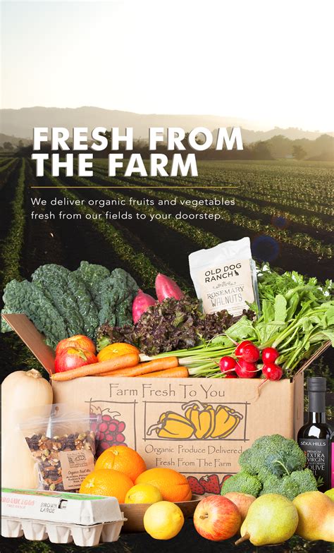Enjoy The Convenience Of Organic Produce Delivered Fresh From Our