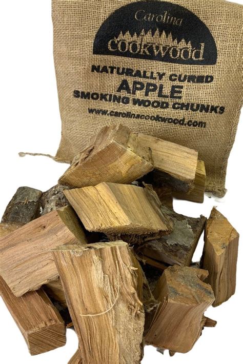 Apple Wood Chunks For Smoking Bbq Cooking Naturally Aged By Etsy