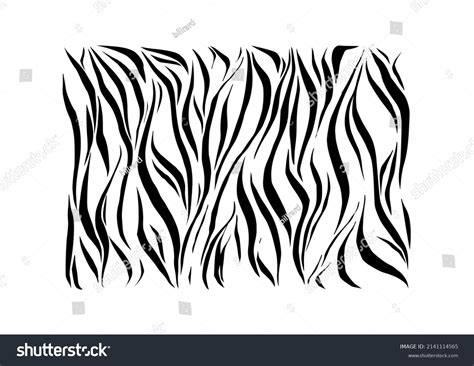 Illustration Tiger Stripes Stock Vector Royalty Free