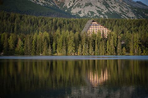 Mountain Hotel In Strbske Pleso Lake High Tatras Slovakia Stock Photo
