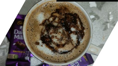 Hot Chocolate Coffee For Winters Home Made Dairy Milk Chocolate Coffee Recipe Sbasket Youtube