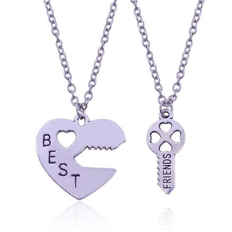 Cool Best Friends Necklace Sets Bff Necklaces And Pendants Best Friend