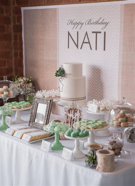 No matter what you choose to do on your big day, make sure you throw caution to the wind. Kara's Party Ideas Organic Green Natural Rustic 40th Cake Birthday Party Planning Ideas