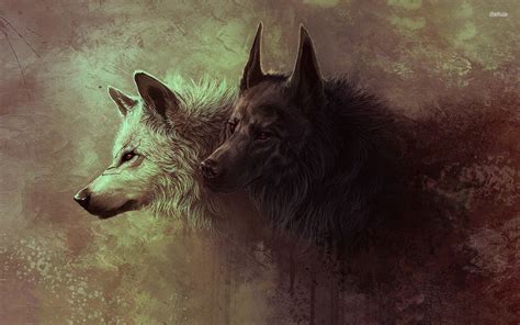 Sad Anime Wolf Wallpapers Wallpaper Cave