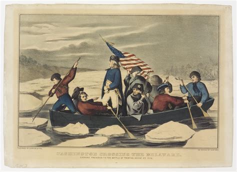George Washington River Crossing Painting At