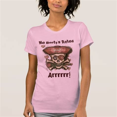 Funny Pirates Booty T Shirt Zazzle