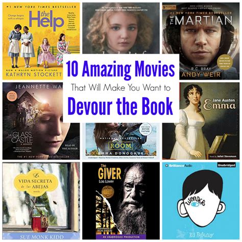 Amazing Books Made Into Movies Good Books Books Book Recommendations