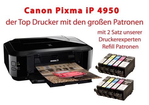 Seleccione el contenido de asistencia. Druckerexperten - Canon PIXMA IP 4950 - NEU und vom Fachhandel
