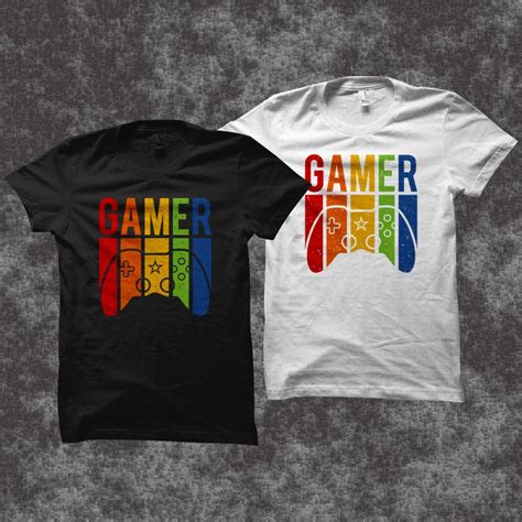 Gamer Vector Illustration Gaming Controler T Shirt Design Gaming