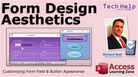 Form Design Aesthetics In Microsoft Access How To Make Professional