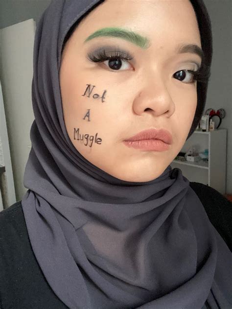 Harrypotterfan Slytherin Makeup Colored Eyebrow How To Color