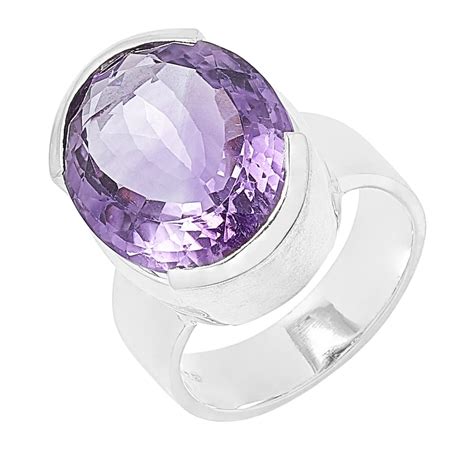 Sterling Silver Amethyst Ring Himalayan Gems