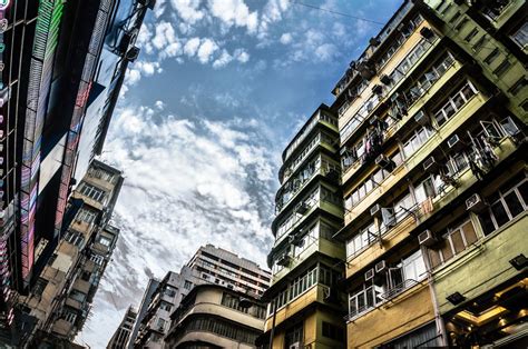무료 이미지 건축물 도로 지평선 거리 포도 수확 시티 마천루 도시 풍경 도심 경계표 정면 탑 블록 홍콩