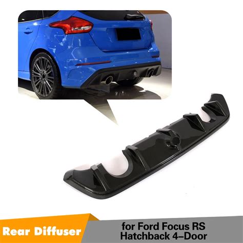 Aliexpress Com Buy For Ford Focus RS 16 18 Rear Bumper Diffuser Lip