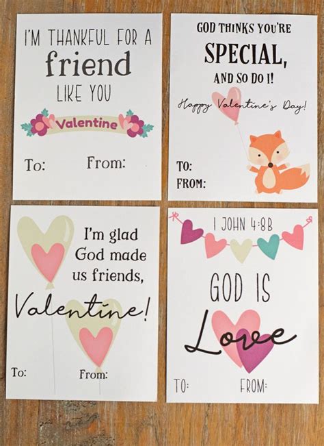 Religious Valentine Cards For Kids Free Printable Tedy Printable