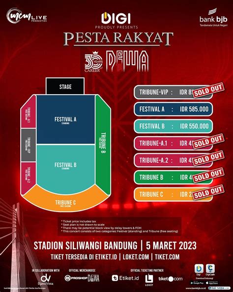 Stadion Siliwangi Tempat Konser Pesta Rakyat “30 Tahun Dewa 19 Berkarya” Di Bandung Dewatiket Id
