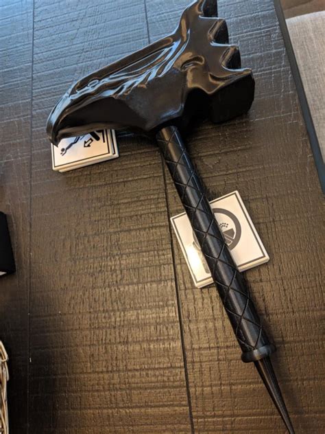 3d Printable Hammer Of Sol Destiny The Taken King By Lloyd Bolts