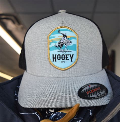 Hooey Cheyenne Flexfit Greyblack Hat Be True Western And Boutique