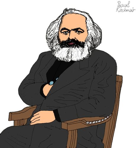 Karl Marx Von Pascal Kirchmair Berühmte Personen Cartoon Toonpool