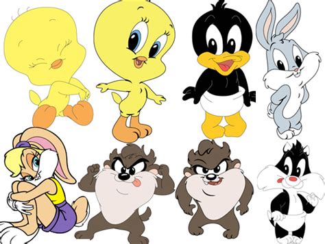 Baby Looney Tunes Cartoon Characters Vector Graphic