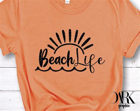 beach life shirt svg beach svg beach svg files for cricut etsy