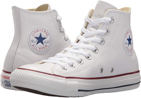 Converse Mens Chuck Taylor All Star Leather Hi Top Sneakers Ebay