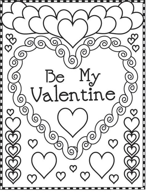 The coloring pages are printable and can be used in the classroom coloring is also a great way to keep the kids busy and engaged, and provide some quiet time for everyone. Valentine's Day Coloring Pages - Minnesota Miranda