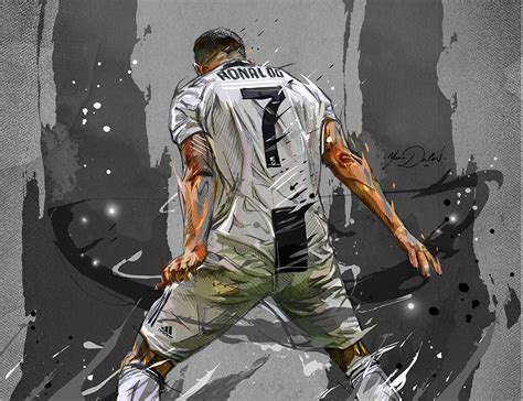 Cristiano Ronaldo Cartoons Behance Wallpapers Wallpaper Cave