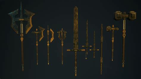 Medieval Weapons Magic In Weapons Ue Marketplace