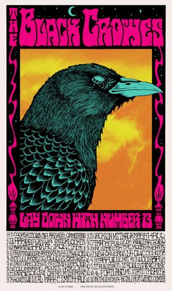 Black Crowes Concert Poster Art Rock Poster Art