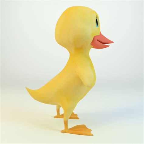 Little Duck 3d Model 3d Model Rigged Cgtrader