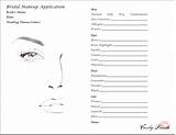 Images of Makeup Application Chart