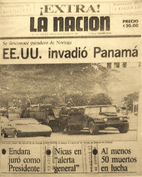 La Invasión De Estados Unidos A Panamá Panamá Vieja Escuela
