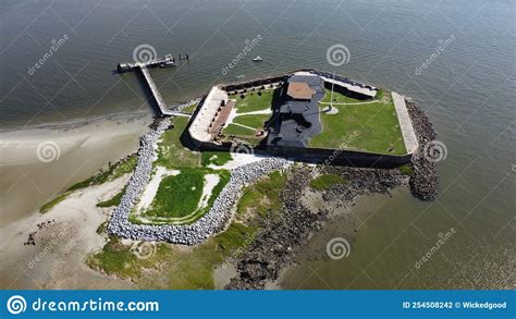 Aerial View Of Fort Sumter Charleston Sc Editorial Photography