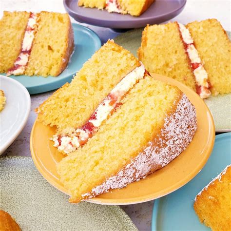 Victoria Sandwich Cake With Buttercream Feast Glorious Feast