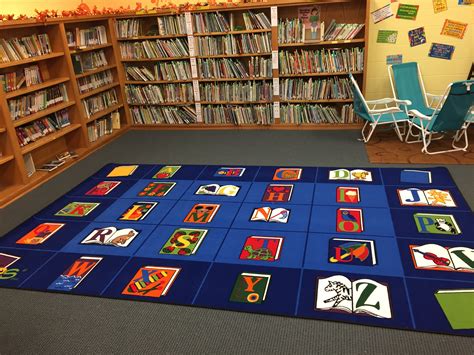 Reading By The Book Classroom Rug 76 X 12 Carpets For Kids Sensoryedge