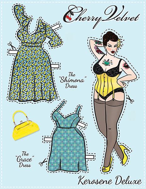 Download Our Brand New Paper Dolls For Free On Our Website