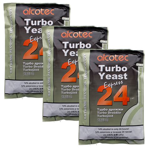 Alcotec Hour Turbo Yeast Grams Pack Of Ebay