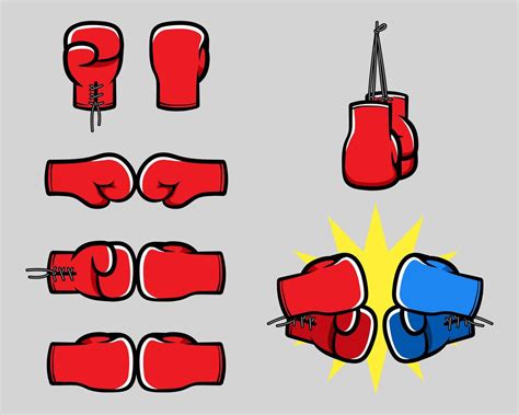 Boxing Gloves Cartoon Vector Images Gloves And Descriptions