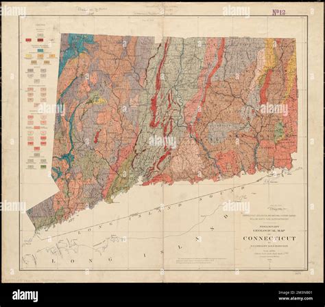 Mapa Geol Gico Preliminar De Connecticut Geolog A Connecticut Mapas Connecticut Mapas
