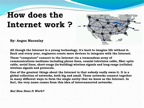 Ppt How Does The Internet Work Powerpoint Presentation Free