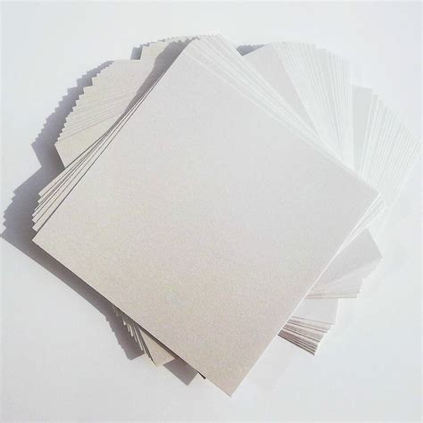 Stella Crafts Pearl White 300mm X 300mm Card Stock X 25 Sheets 250gsm