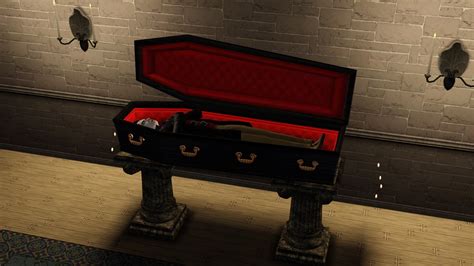 Mod The Sims Vampire Coffin Ts2 Nightlife Adaptation